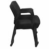 Regency Knight Multi-Purpose Mobile Office Mesh Side Chair - with Casters, Black, 4PK 5675CBK4PK
